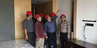 緊抓建設質量 確保施工安全 —————副總裁劉鎮(zhèn)波深入項目基層指導工作