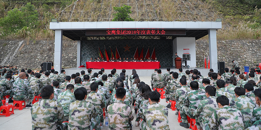 寶鷹集團(tuán)舉辦年度總結(jié)表彰動員大會暨工匠技術(shù)展示活動